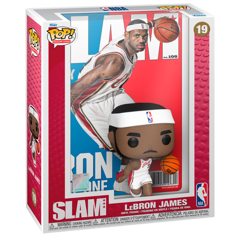 Cover NBA Slam LeBron James Funko POP
